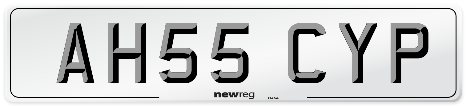 AH55 CYP Number Plate from New Reg
